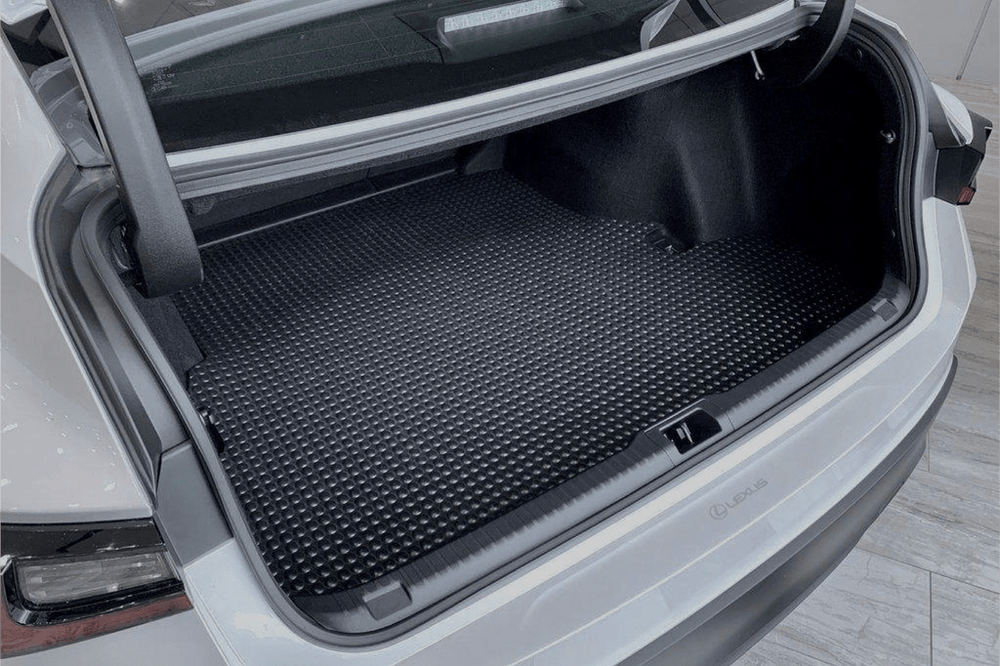 X-Mat trunk mat placed in trunk. Highlight
