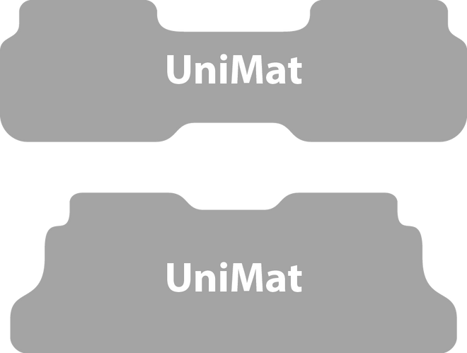 1 Uni-Front & 1 Uni-Rear Mats