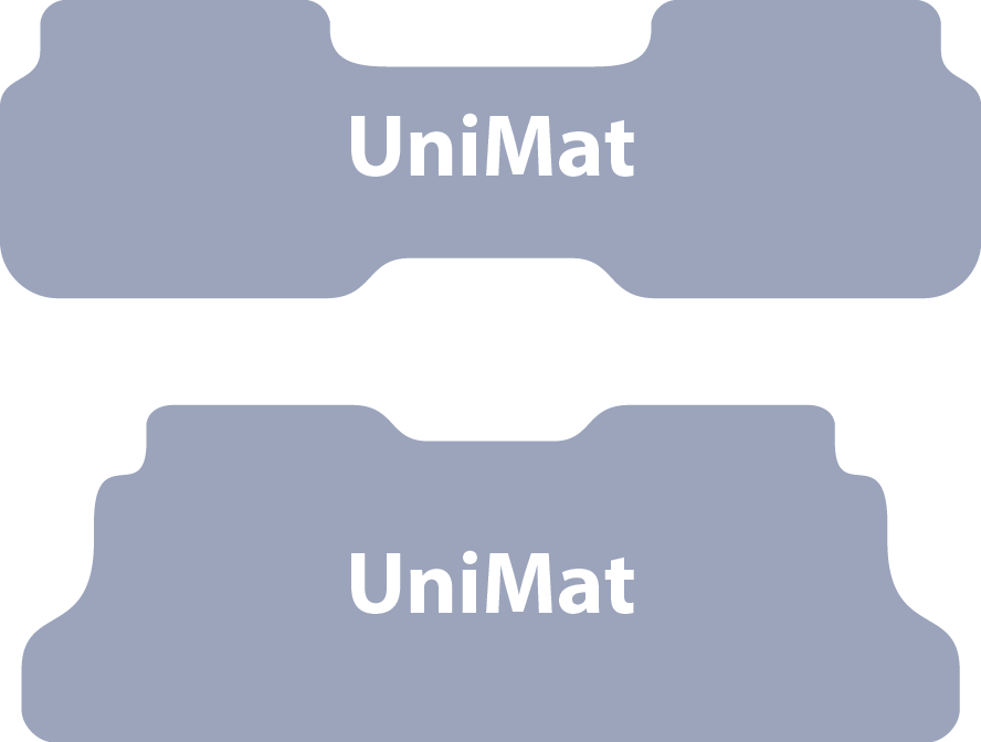 1 Uni-Front & 1 Uni-Rear Mats