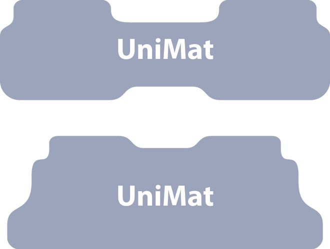 1 Uni-Front & 1 Uni-Rear Mats