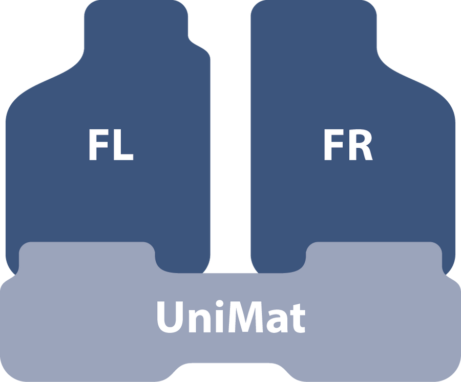 2 Front & 1 Uni-Rear Mats