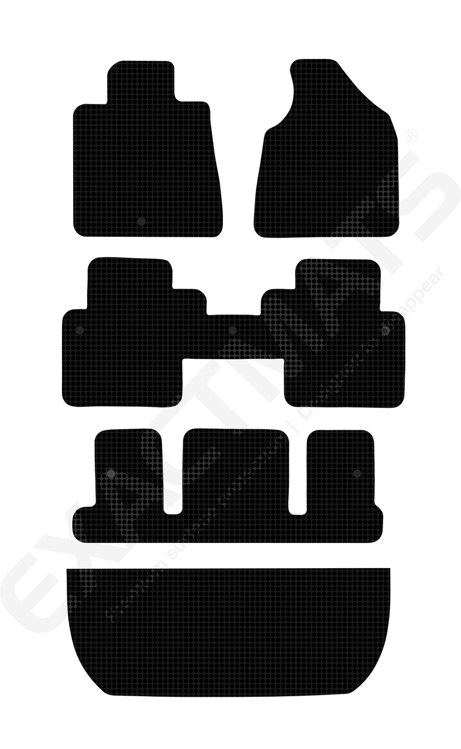 Chevrolet Traverse (2nd Row - Bucket Seating with Console) [2009 - 2017]