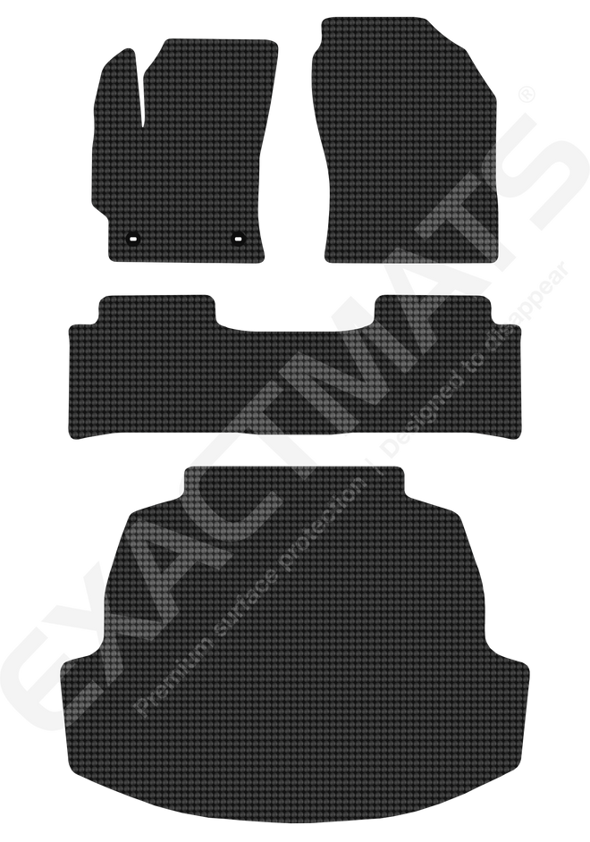 Exactmats XEdition, USA Made, Premium All Weather Floor Mats. Fits Toyota Corolla Hybrid [2020